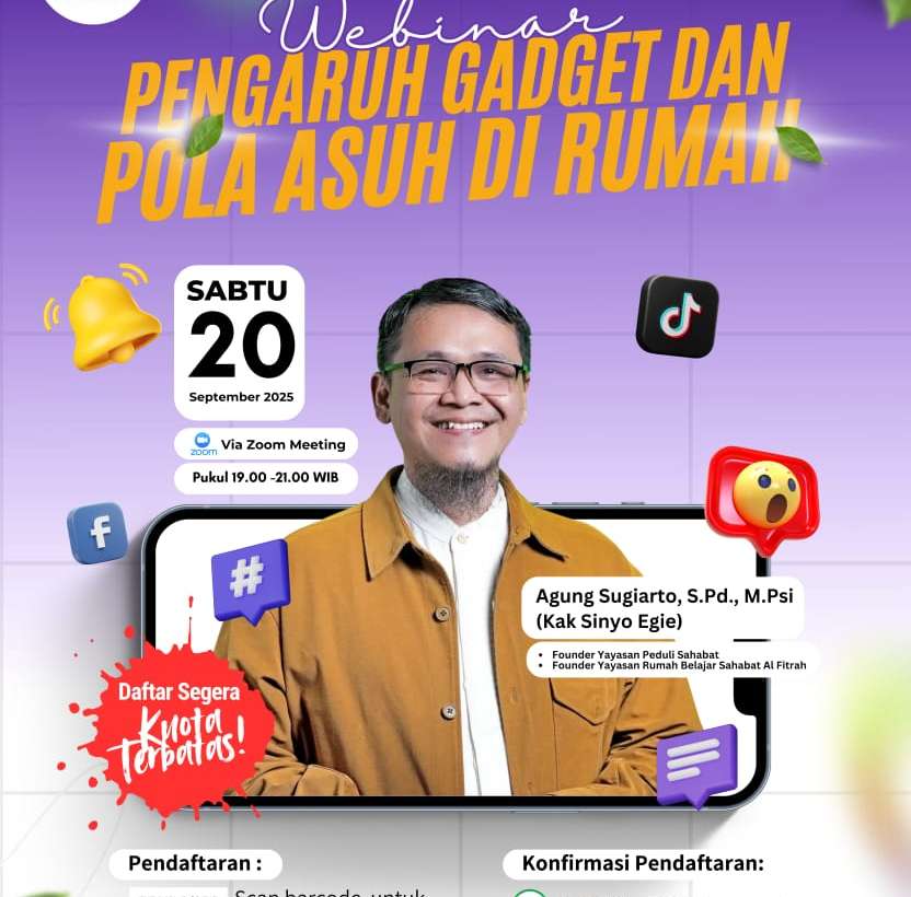 Madani Webinar : Pengaruh Gadget dan Pola Asuh di Rumah