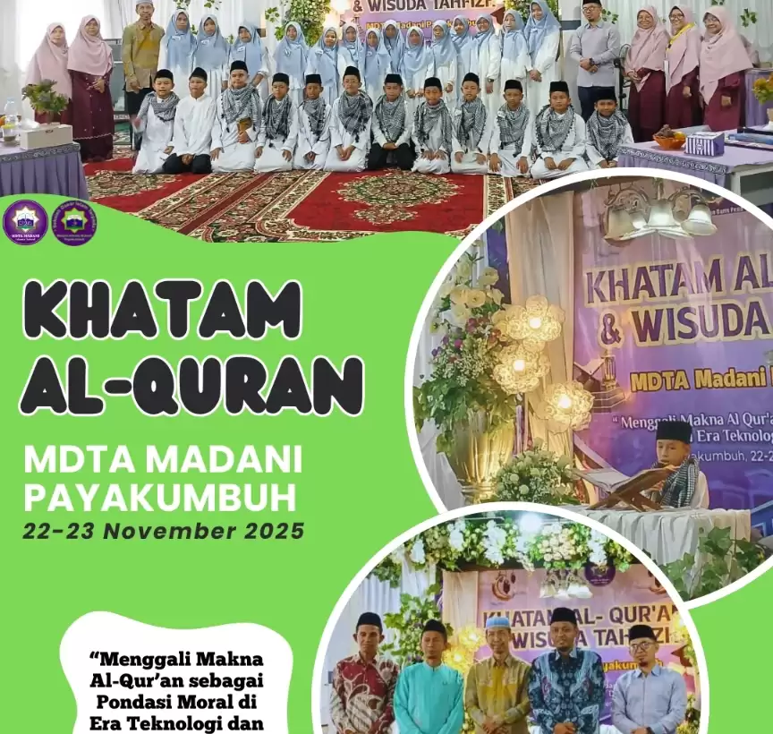 Khatam Qur’an dan Wisuda Tahfidz MDTA Madani Tahun 2025